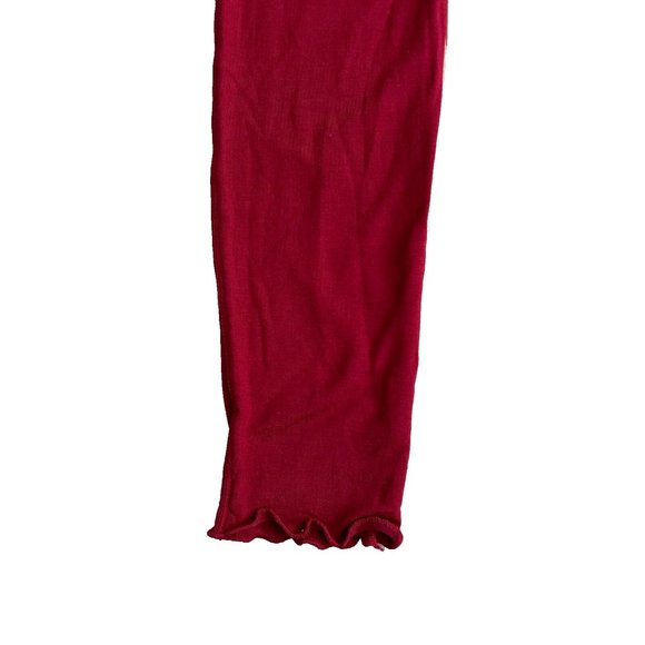 Intimately Free People Pajama Legging Burgundy - Picture 2 of 3